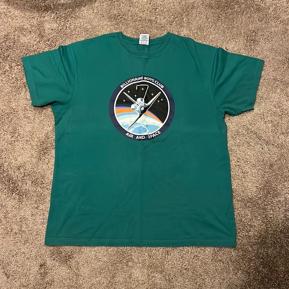 Green Billionaire Boys Club Air and Space T Shirt